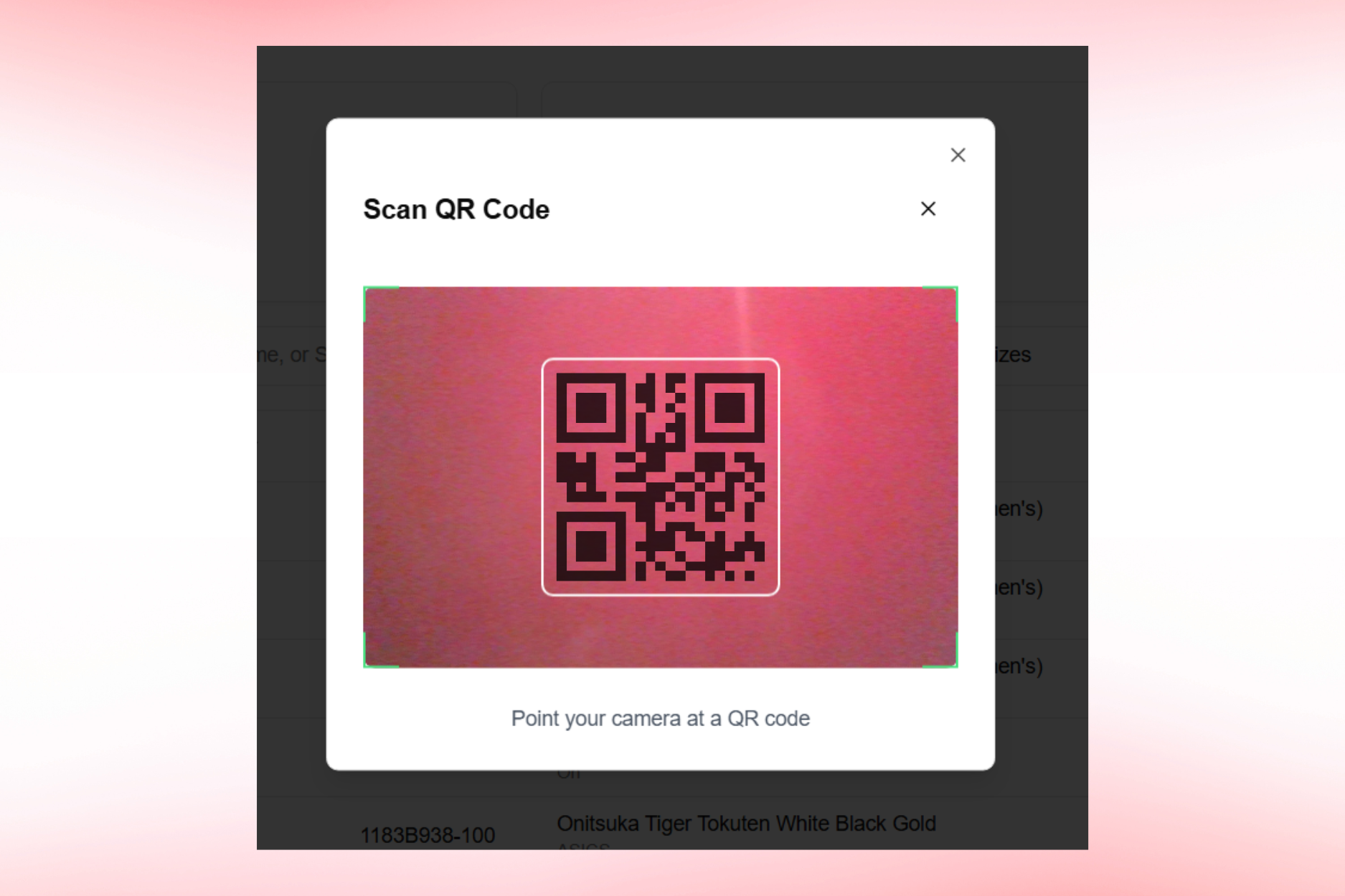 QR Scanner Interface